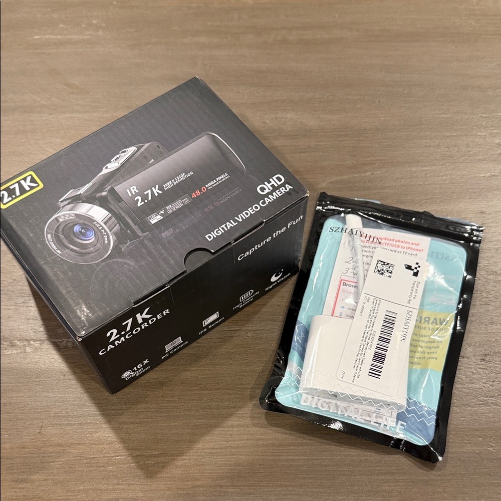 Camcorder and adapter